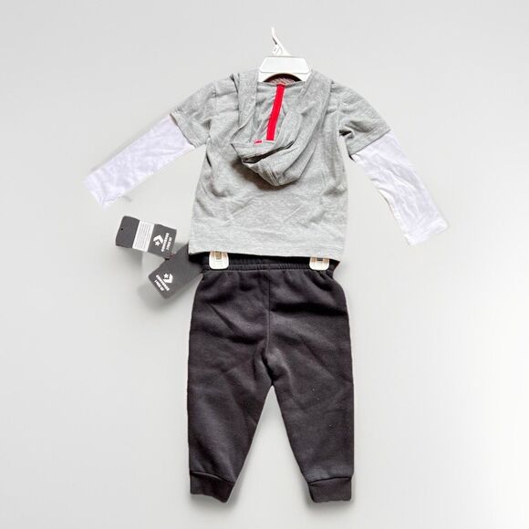Converse All Star 2 Piece Jogger Set New With Tags Size 12 Months - Picture 2 of 4